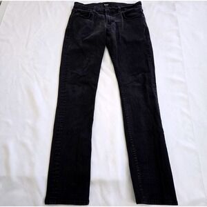 Hudson Blake Slim Straight Black Jeans Mens Size‎ 31 Denim Pants 30x32 Casual